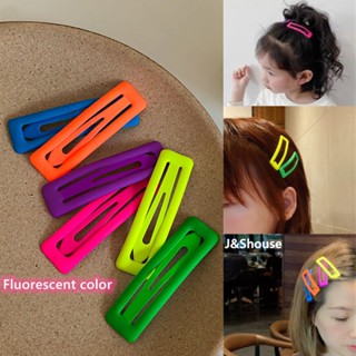 🎗️hair clip🎗️กิ๊บติดผม ทรงสี่เหลี่ยมผืนผ้า เรืองแสง น่ารัก สไตล์เกาหลี เครื่องประดับผม