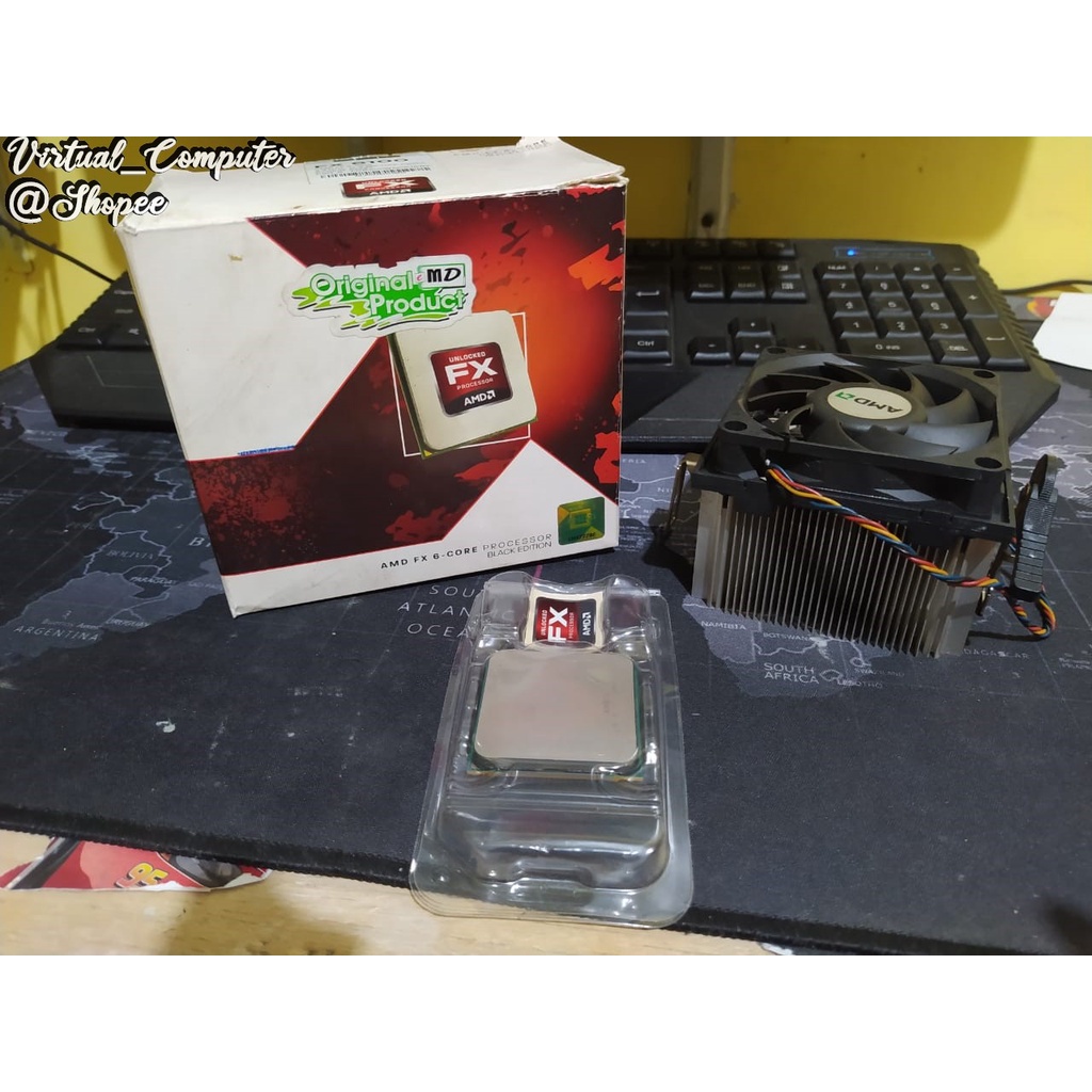 โปรเซสเซอร์นาฬิกา AMD FX 6100 max 3.9Ghz ซ็อกเก็ตเร็ว 6 คอร์ AM3+