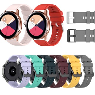 สายนาฬิกาข้อมือซิลิโคน 20 มม. สําหรับ Samsung Galaxy watch Active 2 40 มม. 44 มม. watch 5 watch5 pro watch4 watch 4 classic 42 มม. 46 มม.