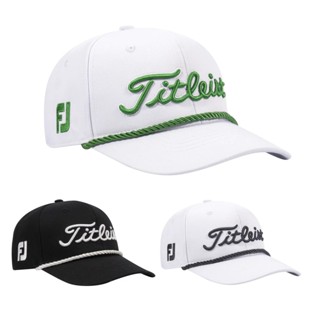 หมวกกอล์ฟเต็มใบ ลายสุดเท่ห์ ใส่ได้ทุกโอกาส (CBT017) หมวก TT NEW GOLF CAP ลายเชือก มีให้เลือก 3 สี