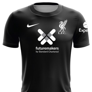 เสื้อยืด ลาย Liverpool FC แบบแห้งเร็ว ไซซ์ XS - 7XL