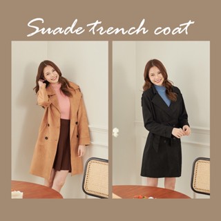 Coatmatter - Suade trench coat เทรนท์โค้ท