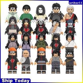 ฟิกเกอร์เลโก้นารูโตะ Rock Lee Aburame Shino ของเล่นสําหรับเด็ก สินค้าพร้อมส่ง