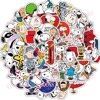 ส่งจากไทย #765 🇹🇭 สติ๊กเกอร์ Snoopy Sticker สนูปี้ เลือกแบบได้ กันน้ำ PVC สติกเกอร์สำหรับติด Notebook PS5 Switch