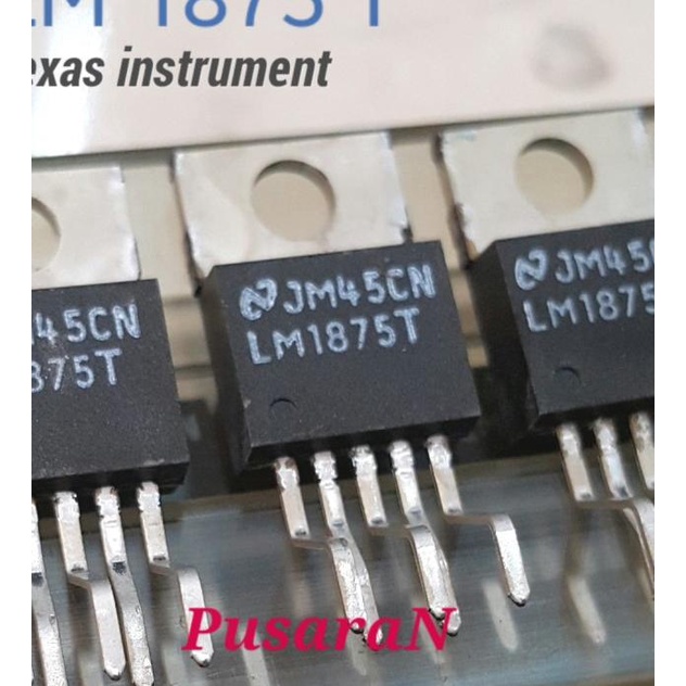Lm 1875 T - TDA 1875-20 W Hifi เครื่องขยายเสียงเพาเวอร์แอมป์ IC (NS)