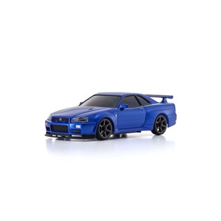 KYOSHO MZP460MB บอดี้ ASC MA-020S NISSAN SKYLINE GT-R R34 V.specⅡNur Metallic Blue MZP460MB