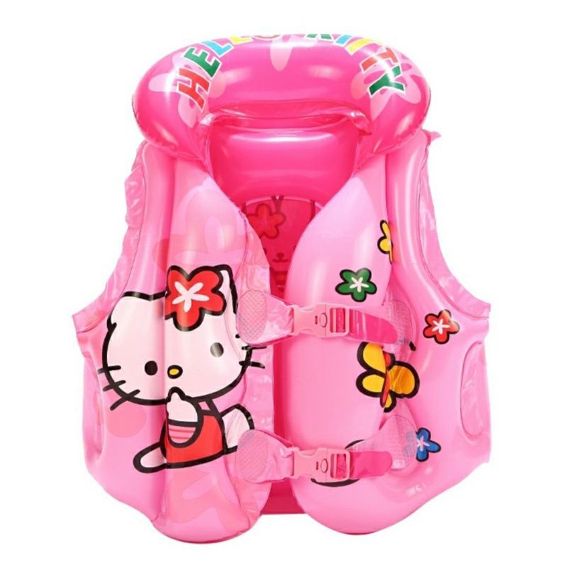 ◊┋Children Safety Jacket Swimming Suit Inflatable Kids Safety Baby Life Swimming Vest Jacket Baju Pelampung Berenang Bu #5