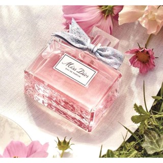 Miss Dior EDP 100ml.(กล่องซีล)น้องโบว์ผ้ากลิ่นกุหลาบ+ลิลลี่เย็นสดชื่น