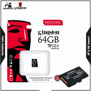 Kingston Industrial 8GB 16GB 32GB 64GB microSDXC C10 A1 pSLC Card SDCIT2/64GBSP