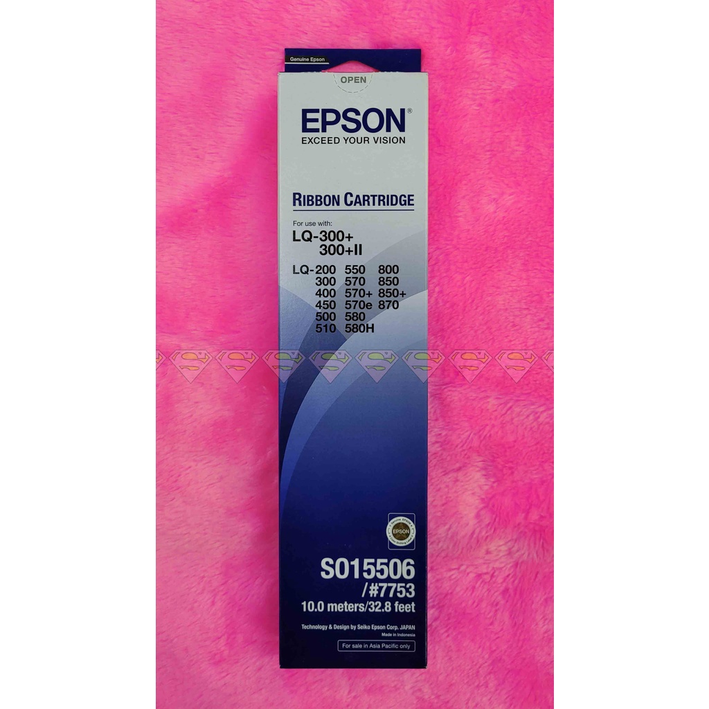 EPSON RIBBON ผ้าหมึกแท้ LQ-300+/LQ-300+II