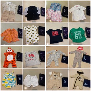 11/5/23 ลงเพิ่มจ้า เสื้อผ้าเด็กทารก-2ขวบ มือสอง แบรนแท้ทุกตัว H&amp;M CottonOn Sanrio Esprit AllZ uniqlo zara absorba enfant