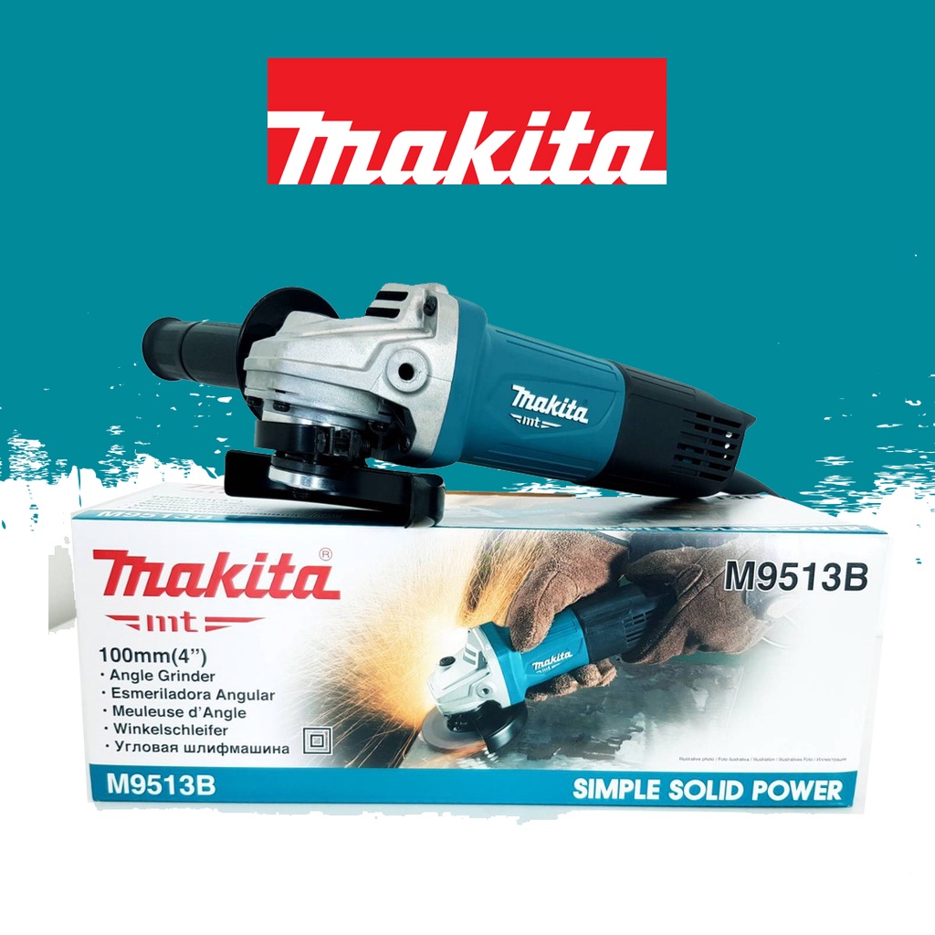MAKITA M9513B M9513 เครื่องเจียร์ MAKITA รุ่น M9513B เจียร์ 4” 850W สินค้ารับประกันศูนย์ ของแท้ พร้อ