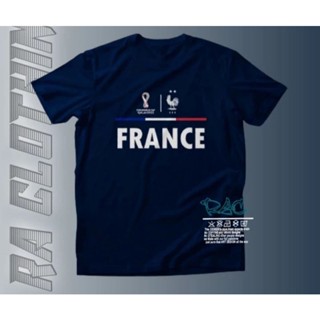 Qatar WORLD CUP Shirt Clothes / FRANCE / TSHIRT / COMBED / FIFA WORLD CUP QATAR