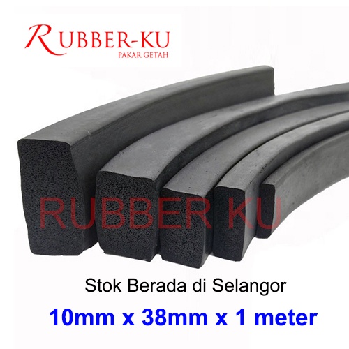 EPDM Sponge Rubber I Rubber Sponge I Rubber Foam I no Glue I Size:10mm(Thk)x38mm(W)x1mtr(L) และ 5 mt
