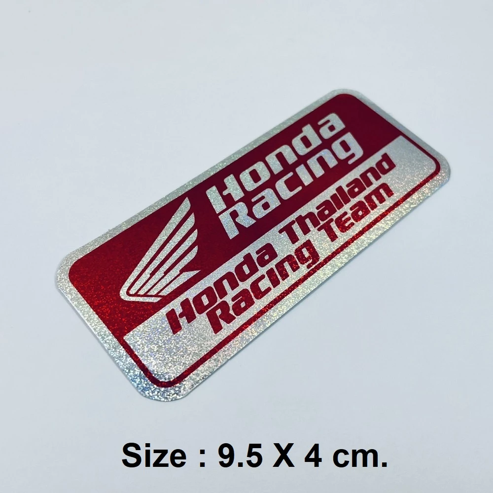 สติ๊กเกอร์ Honda Racing Team สะท้อนแสง สำหรับ Wave Pcx Forza Click thumbnail 4