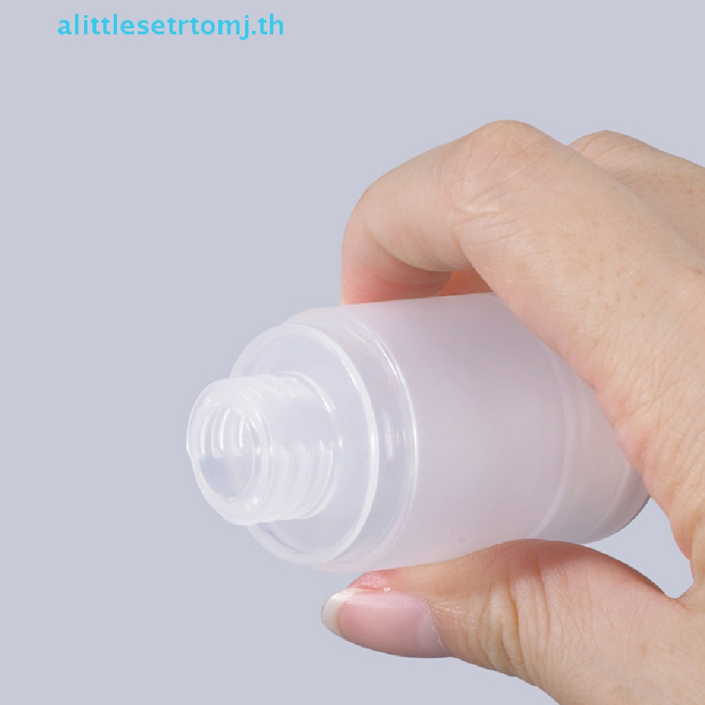 Alittlese ขวดปั๊มสูญญากาศเปล่า ขนาด 15-100 มล. เติมได้ สําหรับใส่เครื่องสําอาง เซรั่ม