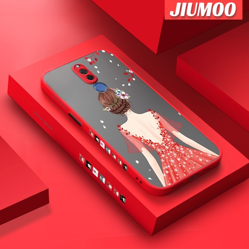 สําหรับ Huawei Nova 2i เคสแฟชั่น ความงาม เด็กผู้หญิง บาง ฝ้า ใส เคสแข็ง กันกระแทก เคสนิ่ม
