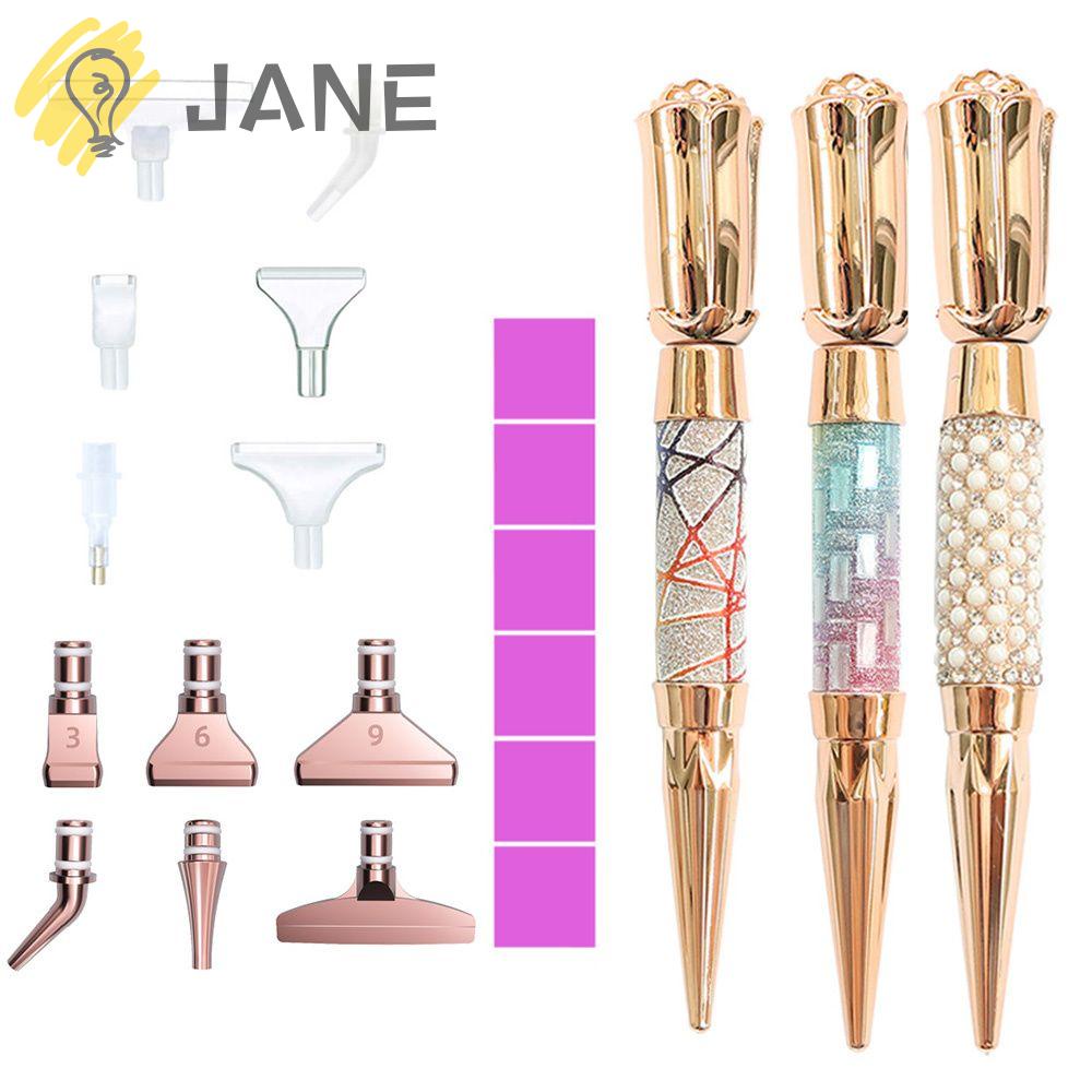Jane ปากกาปักครอสติชคริสตัล สําหรับตกแต่งเล็บ