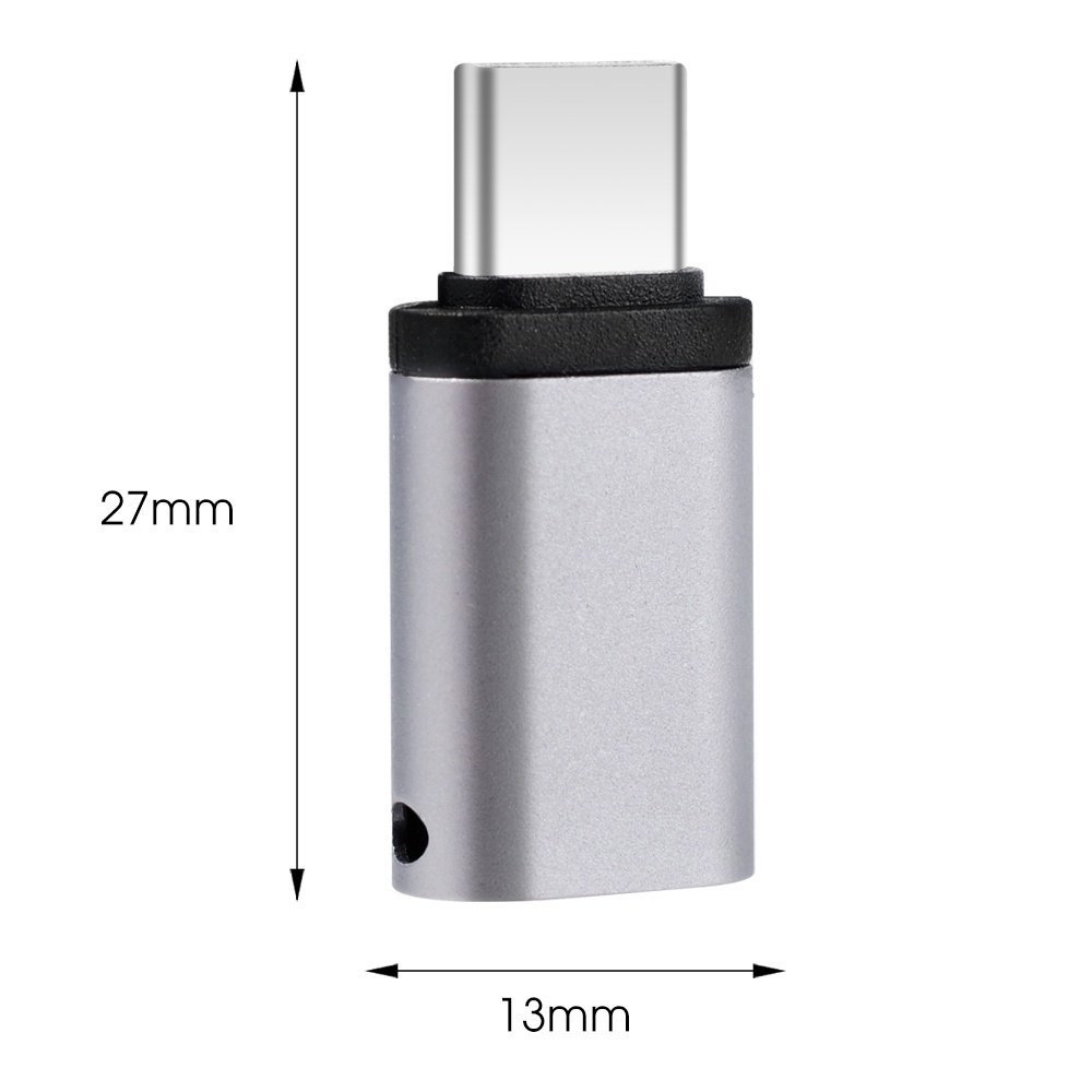 อะแดปเตอร์แปลงสายเคเบิ้ล USB C เป็น Lighting อเนกประสงค์ ตัวผู้ เป็นตัวเมีย