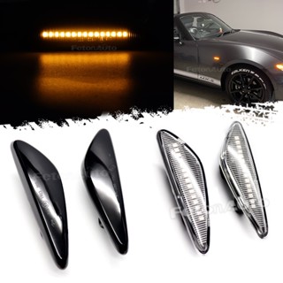 หลอดไฟเลี้ยวไดนามิก LED ติดกระจกมองข้าง สําหรับ Mazda 5 CW 6 GH MX-5 ND RX-8 Fiat 124 Spider Abarth 2 ชิ้น