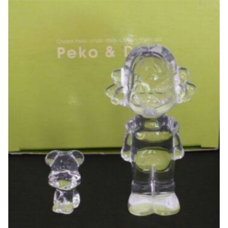 คริสตัล เปโกะจัง Peko＆Dog Crystal Peko-chan dolls ของแท้ ของใหม่ FUJIYA JAPAN สวยมาก จาก ฟูจิยะ ญี่ปุ่น