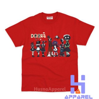 เสื้อยืด พิมพ์ลาย Roblox DOORS GAME สําหรับเด็ก