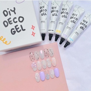 KENZICO 🇰🇷 DIY Deco Gel เจลนูนสำหรับตกแต่งเล็บ แบบหลอด จากเกาหลี