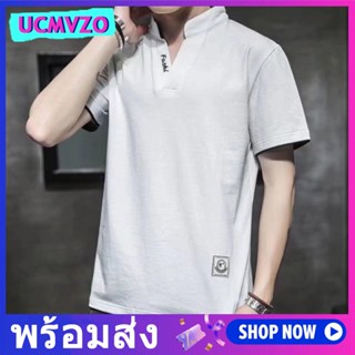 ใหม่ เสื้อโปโล แขนสั้น คอปก แฟชั่นฤดูร้อน สําหรับผู้ชาย