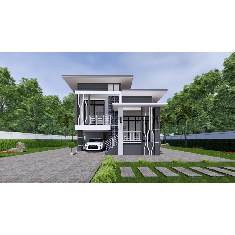 แบบบ้านชั้นครึ่งโมเดิร์น ถูกที่สุด พร้อมโปรโมชั่น ม.ค. 2025|BigGoเช็ค ...