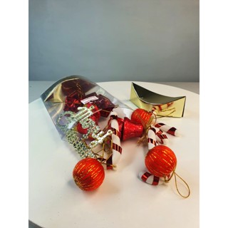 เซทประดับตกแต่งต้นคริสต์มาส อุปกรณ์ตกแต่ง ประดับหน้าบ้าน Christmas tree decoration set decorative accessories