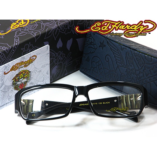 Ed Hardy กรอบแว่นสายตา (EHOA-007-BLACK)