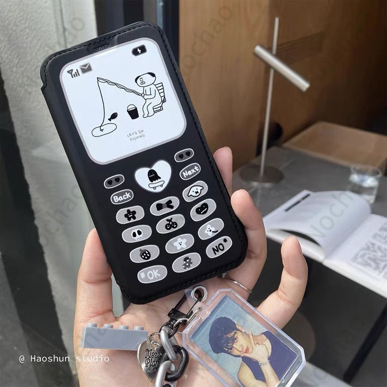 เคสโทรศัพท์ IPhone11pro XR/Max รวมทุกอย่าง 7 โทรศัพท์พลิกกันกระแทกชาวประมง iPhone11/13pro เคสโทรศัพท