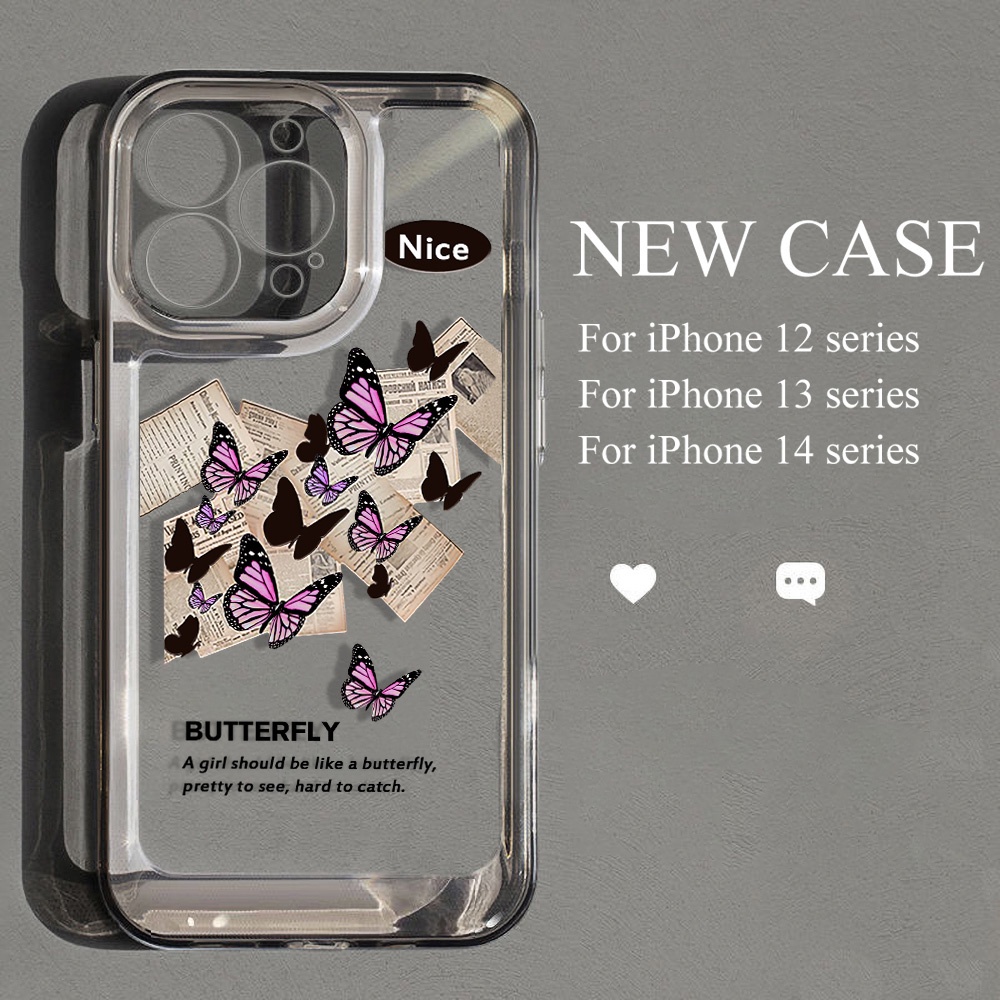 จัดส่งทันที เคสอวกาศ สำหรับ for iPhone 11 13 14 Pro Max 14 Pro 7 8 Plus XR XS Max 12 13 11 Pro Max กล้องป้องกันแฟชั่น
