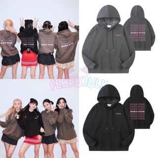 Preorder เสื้อสเวตเตอร์ฮู้ดดี้ Born Pink แบบ Blackpink