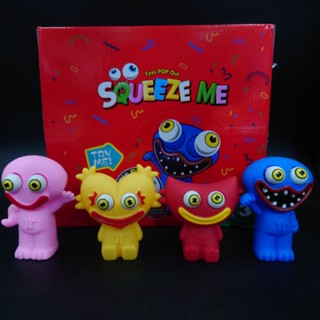 ตุ๊กตาบีบตาถลน Poppy Playtime ขนาด 10 Cm 4 แบบ วัสดุเป็นยางนิ่มๆ Squeeze Me Eyes Pop Out งานดีน่ารักมาก ราคาถูก พร้อมส่ง