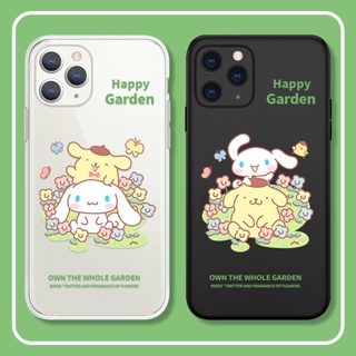 Cinnamoroll　เคสไอโฟน iPhone 11 12 pro max เคส 14 plus 7 8 plus case 13 14 promax Pom Pom Purin X Xr Xs Max เคส นิ่ม