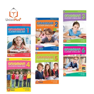 หนังสือเเสริม ภาษาอังกฤษ Grammar Clever English ป.1-ป.6 พว. พัฒนาคุณภาพวิชาการ