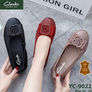 รองเท้าส้นเตี้ย Clarks Yc-9022 สําหรับผู้หญิง