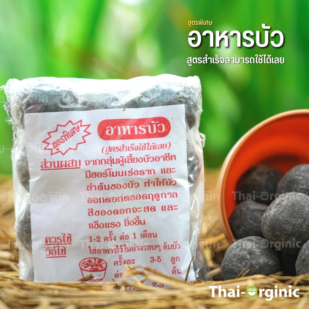 ปุ๋ยสำหรับดอกบัว ปุ๋ยเร่งดอก ปุ๋ยเร่งต้น ปุ๋ยบัว (สูตรพิเศษกลุ่มผู้เลี้ยงบัวมืออาชีพ) บรรจุ 12 ก้อน