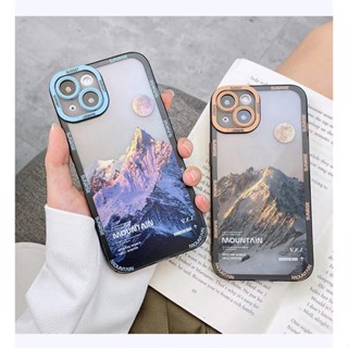 เคสโทรศัพท์มือถือแบบนิ่ม ใส ลายภูเขาน่ารัก สําหรับ case samsung Galaxy A21S A03 A72 A20S A03S A02S A22 A71 A11 A02 A20 A30 A10 A32 A13 A12 A30S A50 A50S A7 2018 A10S A04 A04S A52 A52S A31 A53 A51 M11 M12 M02 M10 A23