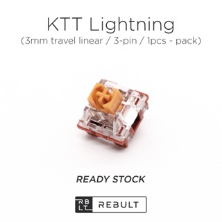 Ktt สวิตช์เชิงกลเชิงเส้น Lightning สําหรับคีย์บอร์ดเชิงกล