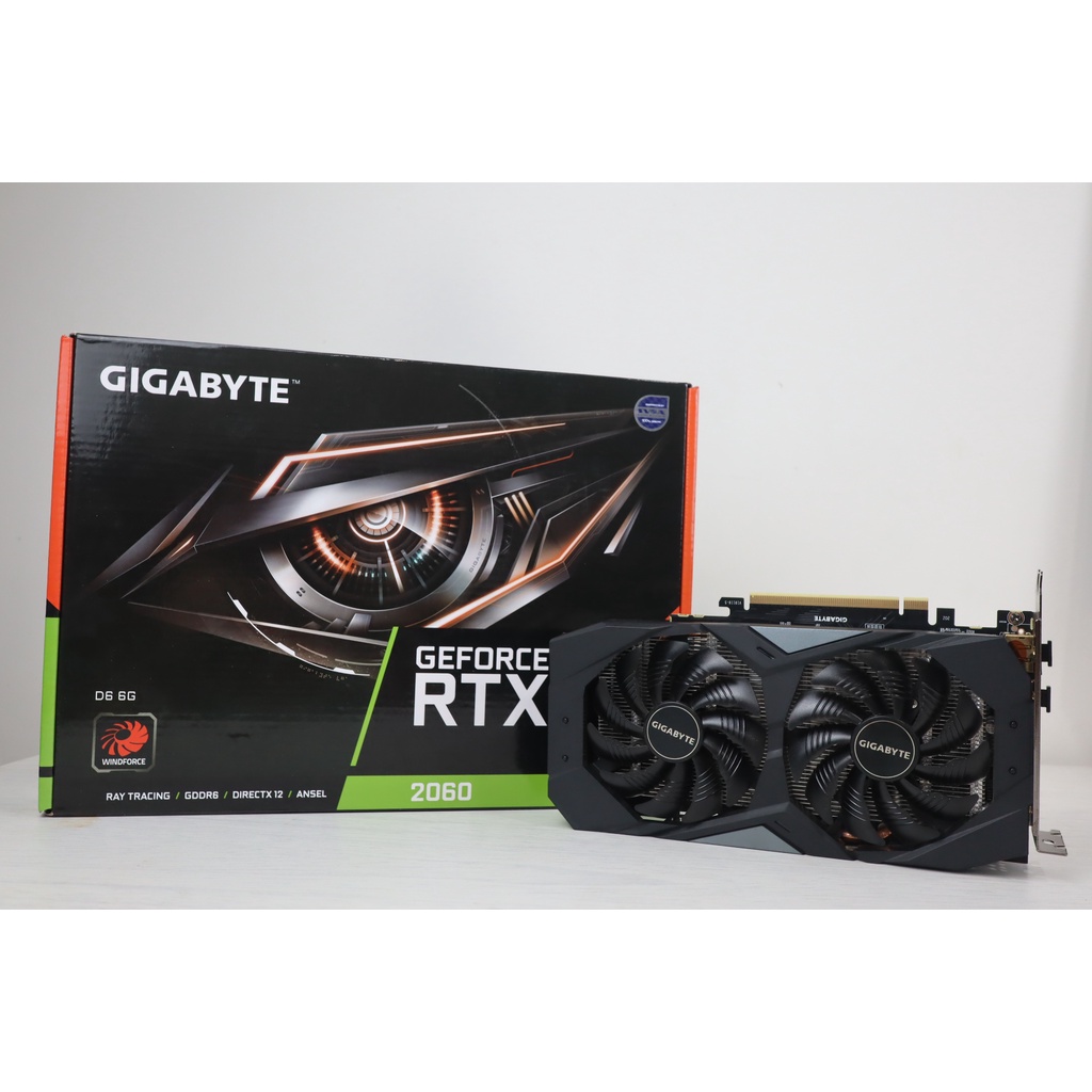 VGA (การ์ดแสดงผล) GIGABYTE GEFORCE RTX 2060 OC 6G - 6GB GDDR6 (มือสอง) มีประกัน