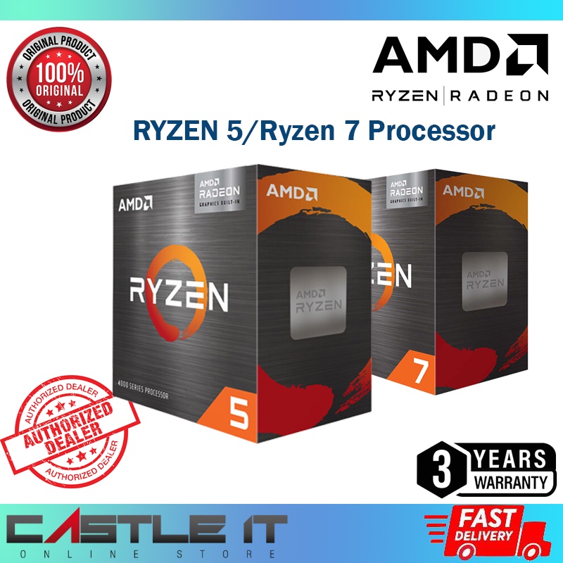 หน่วยประมวลผล AMD RYZEN 5 5600G 4600G 4650G PRO AM4 AM4-RYZEN 5 4650G APU iGPU Vega Radeon