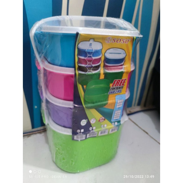 SOSO Rainbow Food Container