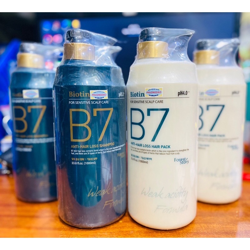 Biotin B7 -HNk Korea Hair Loss Shampoo Set
