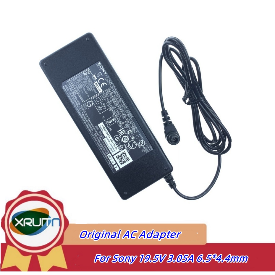 SONY 59W ACDP-060S01 19.5V 3.05A TV AC Adapter Charger KDL-42W650A VPCEH38EC KLV-32EX330 KDL-32R433B