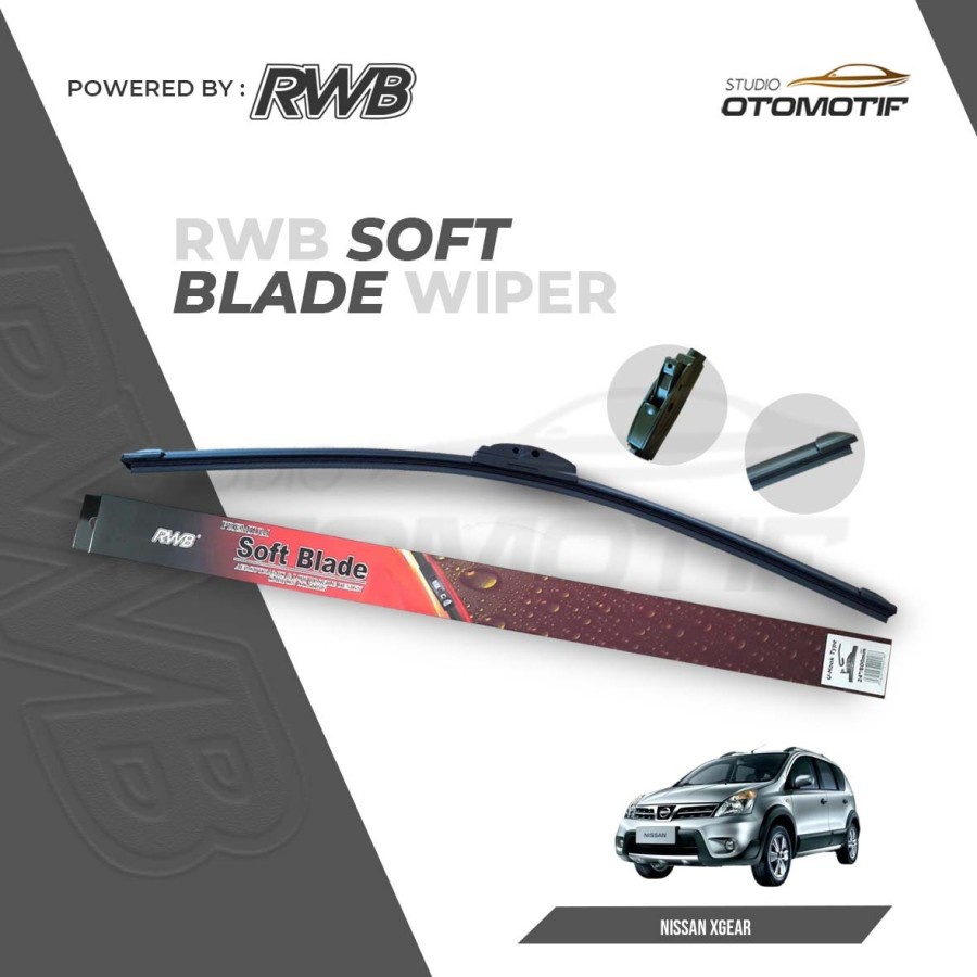 RWB S52 WIPER NISSAN LIVINA XGEAR 2008-2018 SOFT FRAMELESS WIPER XGEAR