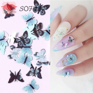 SOFTNESS Colorful Decorations Manicure DIY Charm Nail Sequins