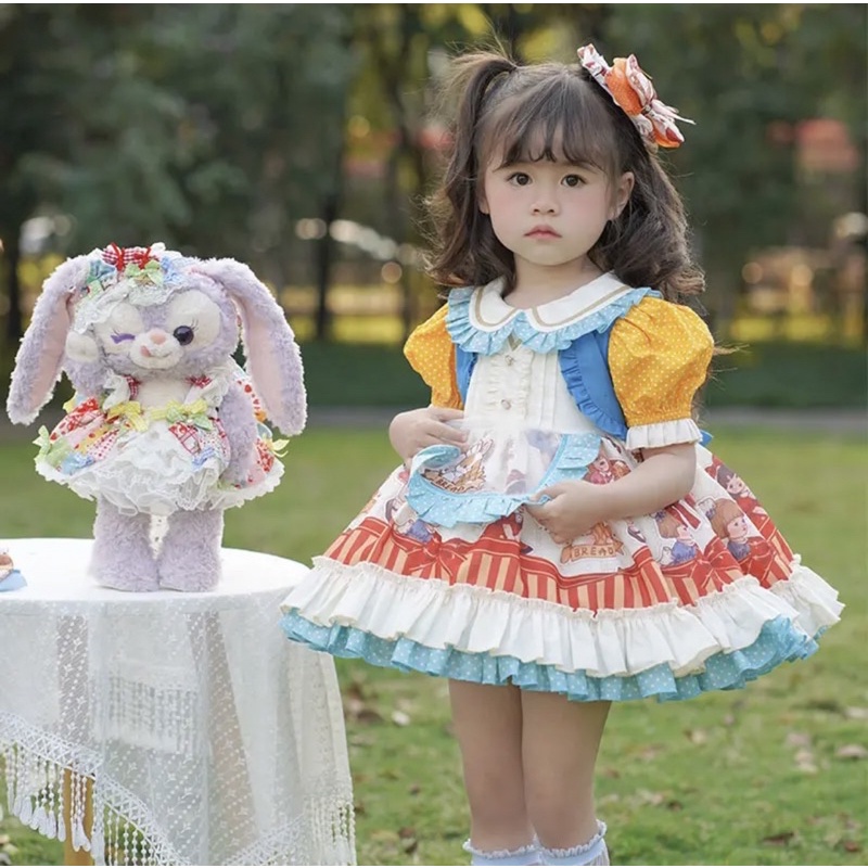 ชุด Lolita Dress Princess Size1-6Y ชุดเจ้าหญิง เสื้อผ้าเด็กผู้หญิง ชุดกระโปรงเด็ก ชุดเดรสเด็ก