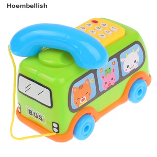 Hoe&gt; ของเล่นเด็ก รถบัสการ์ตูน มีเสียงเพลง โทรศัพท์ เสริมพัฒนาการเด็ก เกมของเล่น ของขวัญอย่างดี